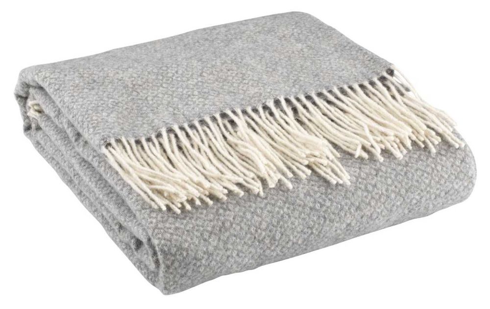 Wełniany koc pled Jysk 140x200