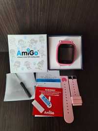 Amigo001 IP67 Pink смарт-часы детские, дитячий смарт годинник