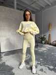 Bluza LaManuel Breezy XS S M żółty beżowy koral