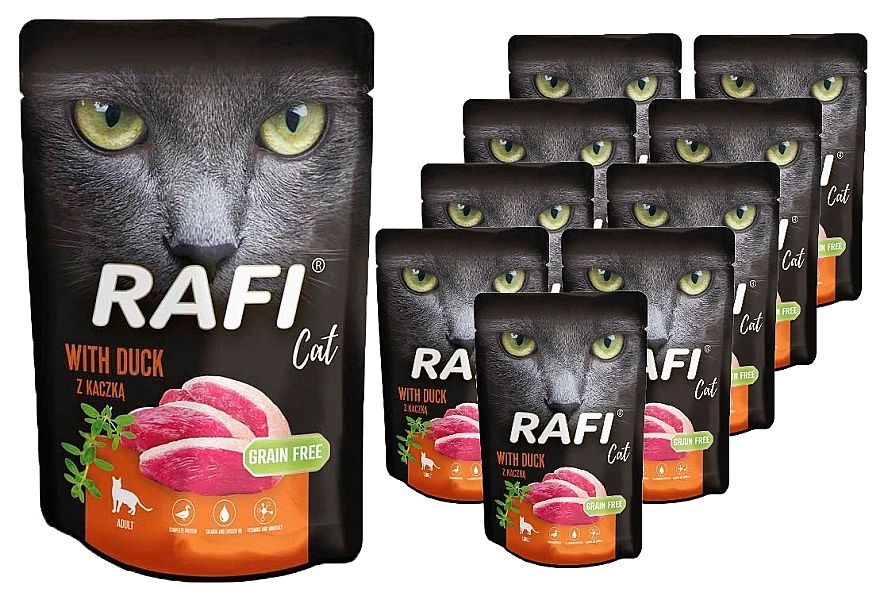 Rafi Karma Dla Kotów Kaczka 100g X10