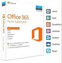 Microsoft Office 365 Word Office PowerPoint +5TB OneDrive Bezterminowe