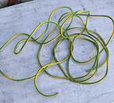 Kabel linka 5m 6m²  żółto zielony