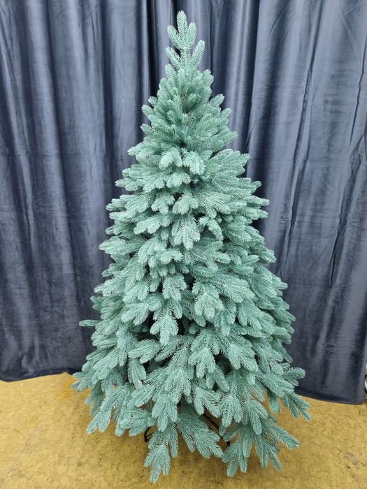 Ялинка штучна лита блакитна 1,8м Елка литая искусственная голубая 180
