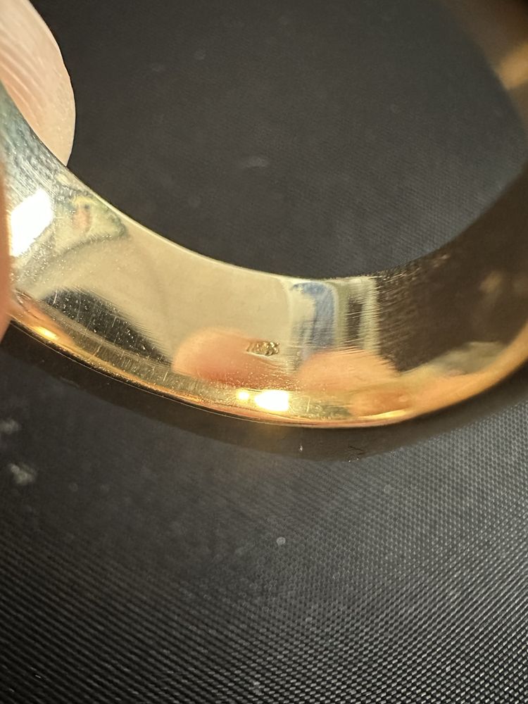 Anel ouro italiano 18k maciço