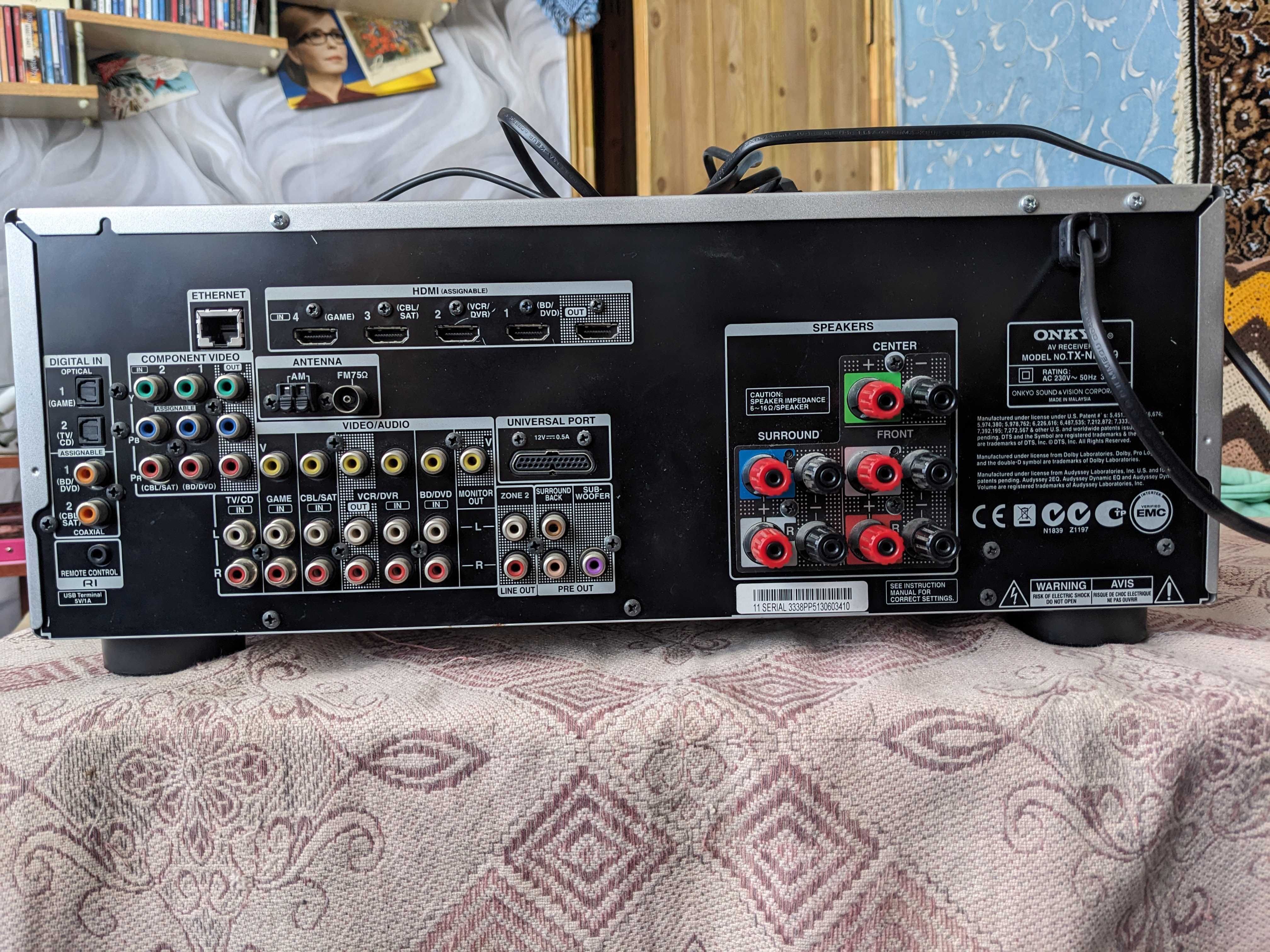 AV-ресивер Onkyo TX-NR509, дефект, зник зук!