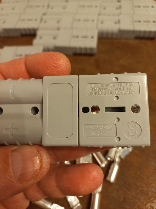 Силовий роз'єм конектор Anderson 600V 120A,50A. комплект з 2 шт.