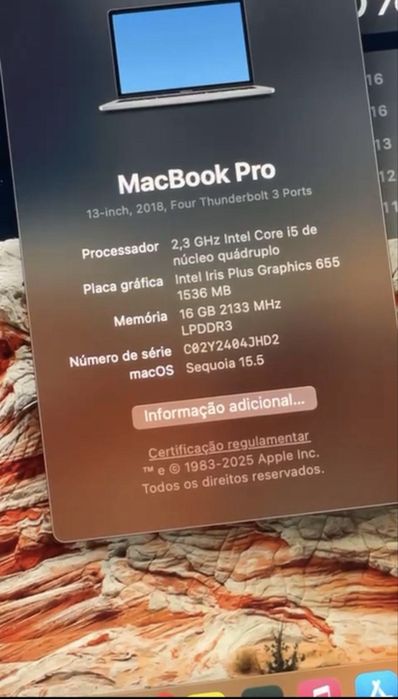 Macbook pro touch bar2018/9