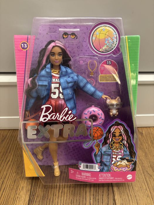 BARBIE Extra Malibu z pieskiem i akcesoriami NOWA