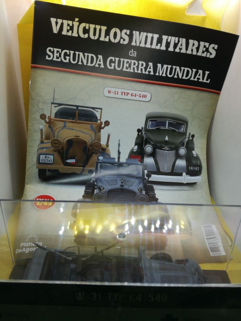 Miniaturas militares Escala 1/43 novas com fascículos