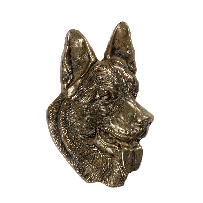Owczarek niemiecki plakietka z zimnego brązu Art-Dog