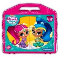 Shimmer and Shine Klocki CUBES 12 el. Clementoni NOWE od Mikołaja