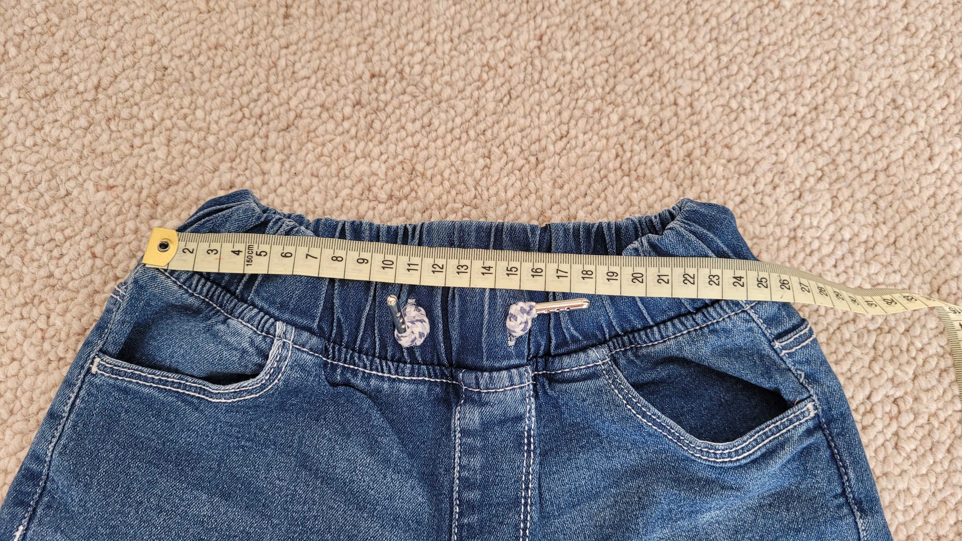 Spodnie dziewczęce jeansowe cool club r. 122