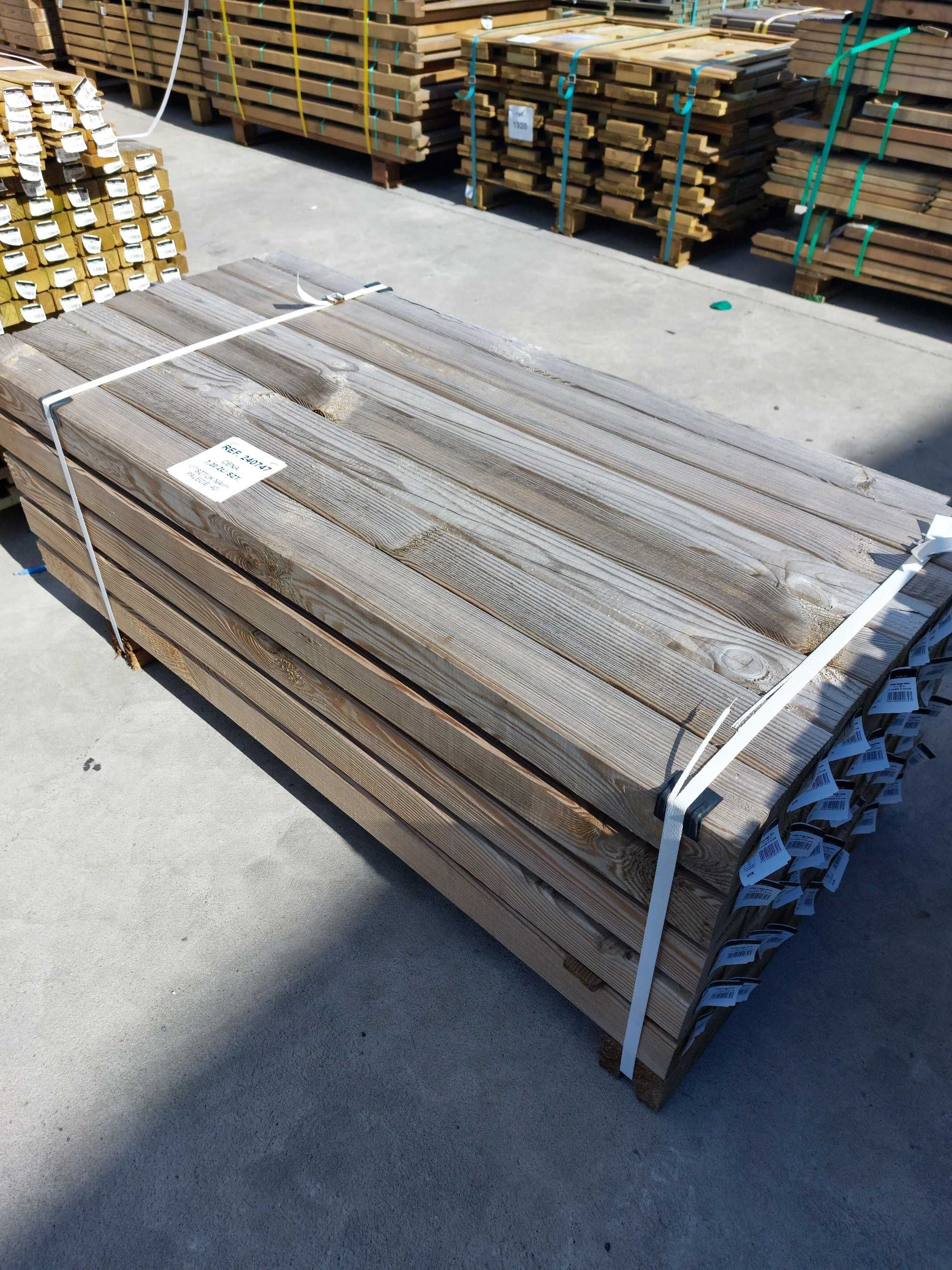 OUTLET! Wyprzedaż! -60% galanteria ogrodowa II gat. - kantówki 7x7 9x9