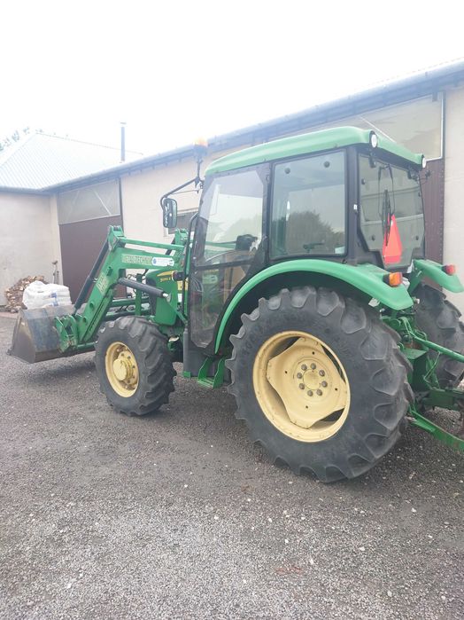 JOHN DEERE, 5055E, ciągnik rolniczy, z ładowaczem czołowym.Vat od F.V.