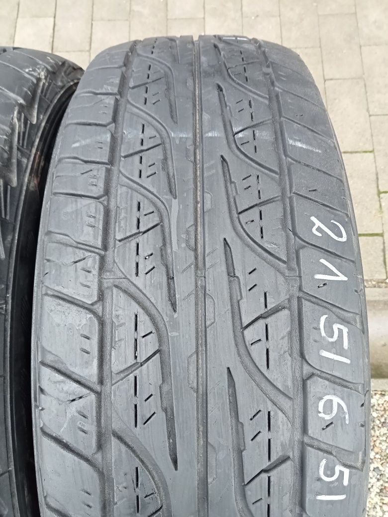 2x Opony Używane Całoroczne 215/65R16 Dunlop