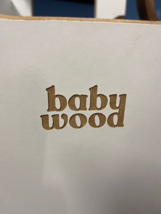 Kitchen helper baby wood biały