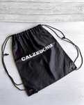 Рюкзак-мешок calzedonia, черная сумка, чехол для сменной обуви