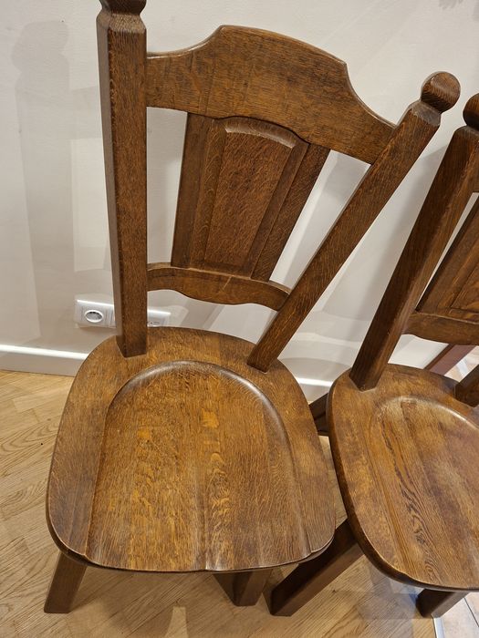 Krzesła 4 sztuki dębowe