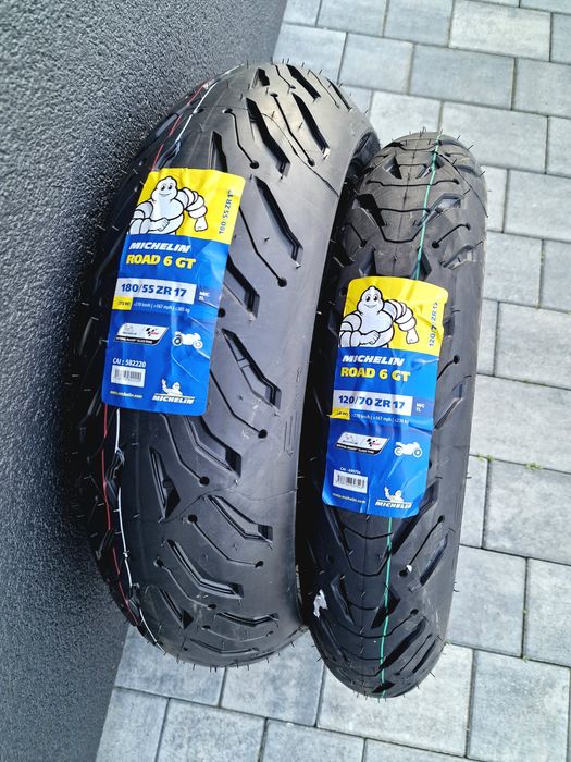 NOWE opony motocyklowe MICHELIN PILOT ROAD 6 VI 120/70/17 180/55/17
