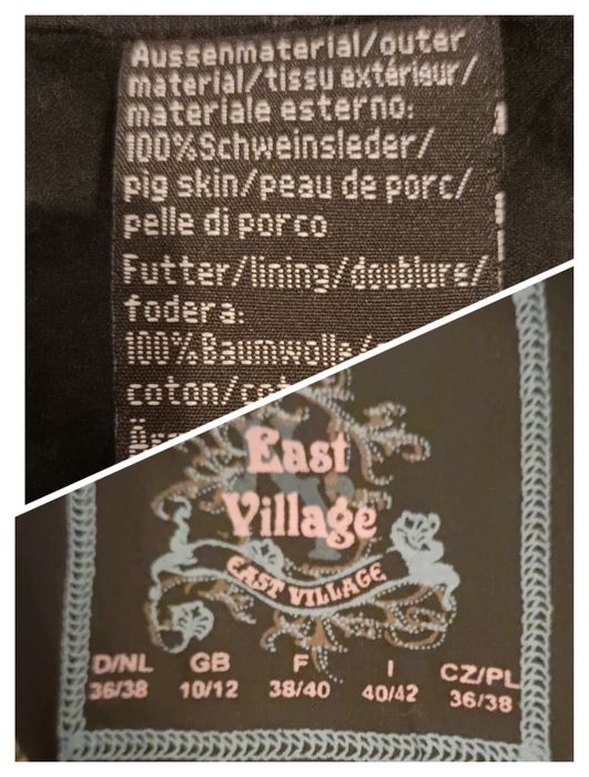 Kurtka Skórzana East Willage rozm. 36/38