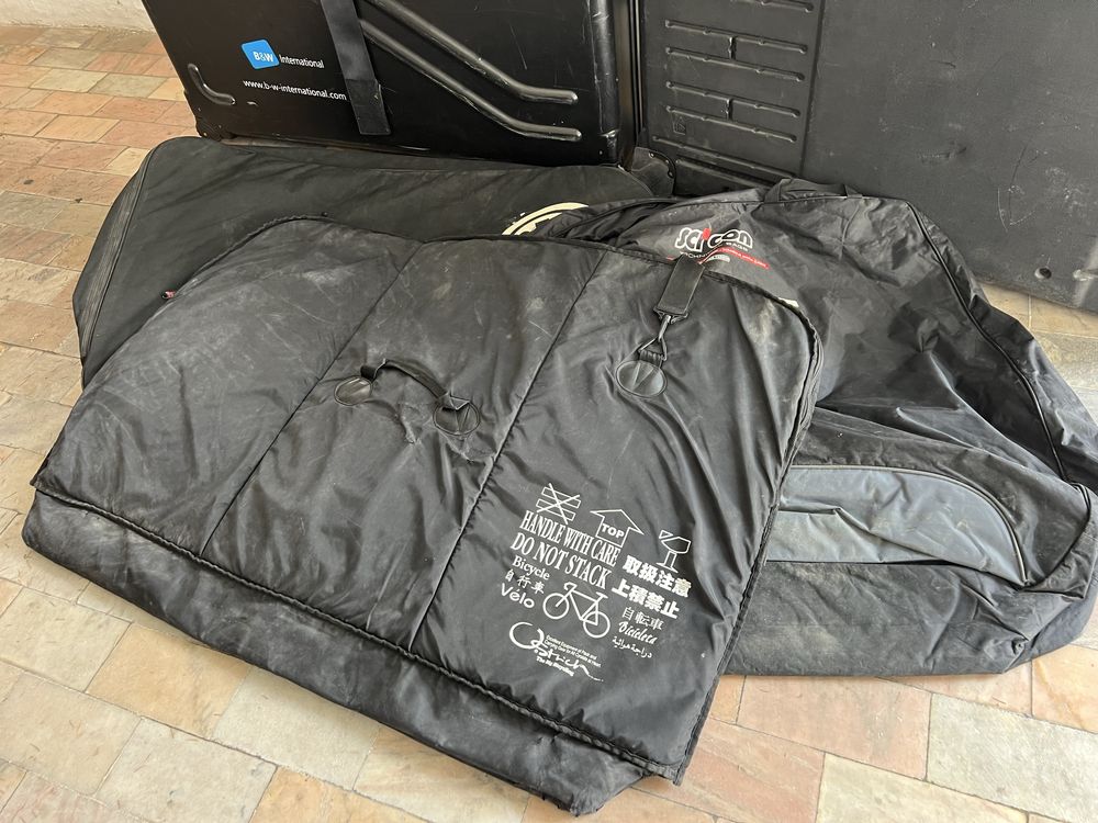 Lote Malas e Sacos de transporte de bicicleta