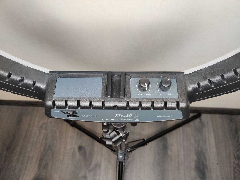 Кільцева лампа FOSOTO RL-18II / 45см / 512 світлодіодів / 55Вт + сумка