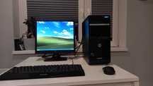 Retro Zestaw do Gier Retro Rarytas WinXP/2x3.1GHz/SSD 60gb/3gb/Monitor
