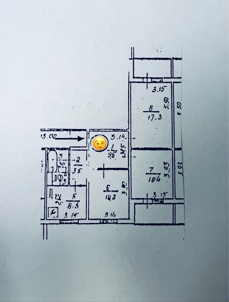 Продаж 3к. роздільної квартири біля ТРЦ Район, Троєщина