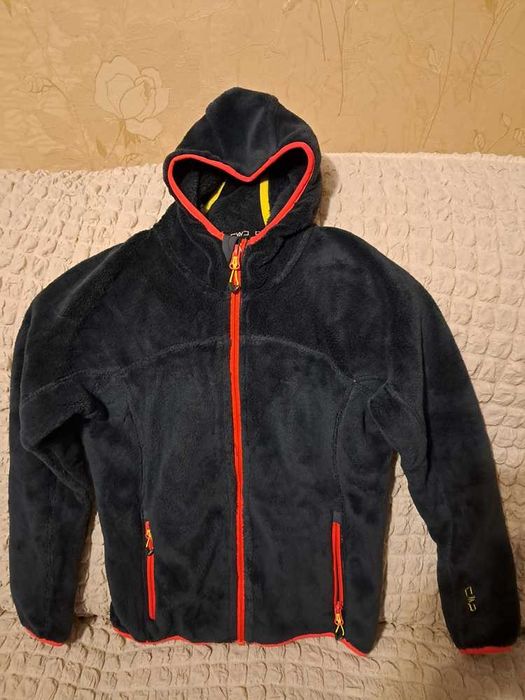 Тепла фліска для дівчинки CMP, розмір 152, Італія + подарунок