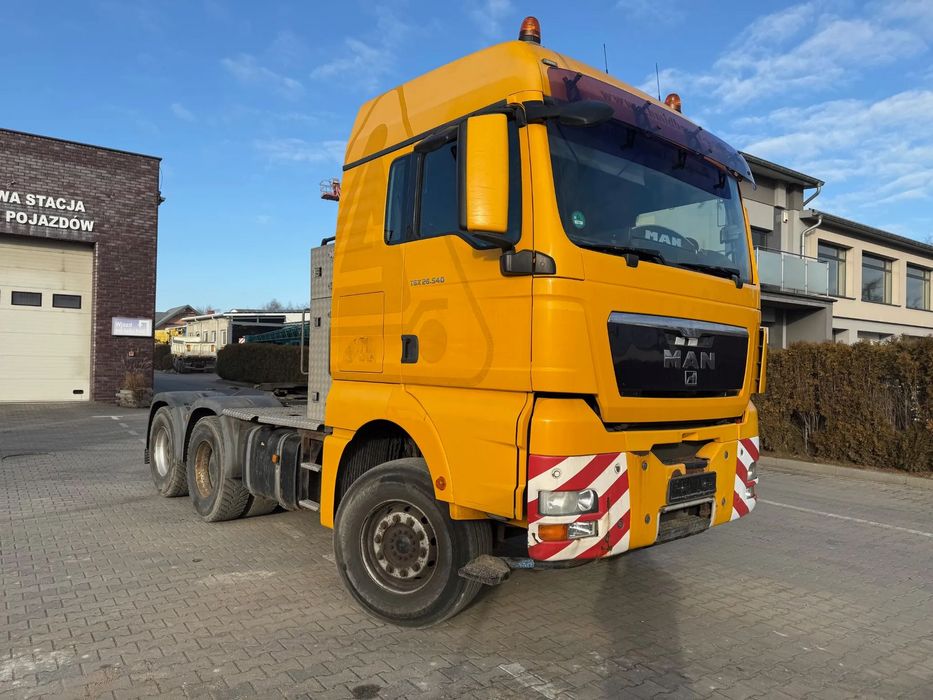 MAN TGX 26.540 6x4 BLS  Jeden wlasciciel w DE.Maly przebieg .Cena 129 tys zl netto!6x4