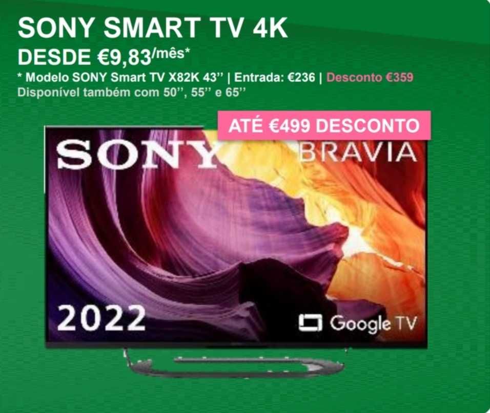 Smart TV Sony 4K x82k - 43'