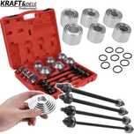 KRAFT&DELE Zestaw Do Wyciskania Wciskania Tulei 34-82mm 28el. KD12502