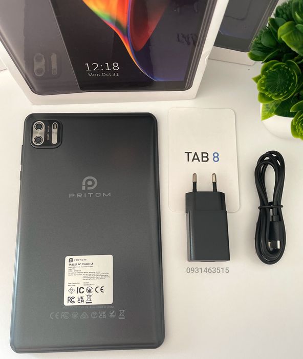 Планшет Pritom L8+ 4/64GB модель без сім карти безсімочний TV YouTube