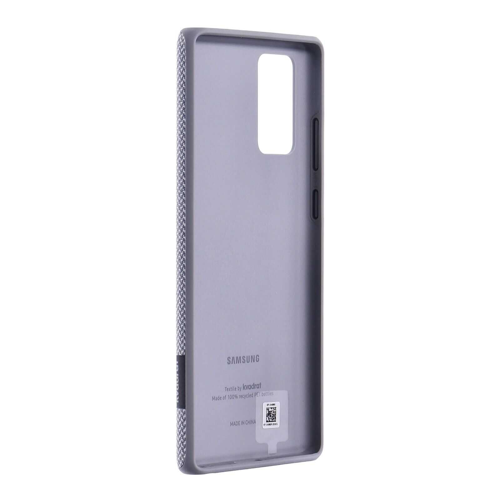 Оригинальный чехол Samsung Note 20 (Ultra) N980 Kvadrat Cover Серый