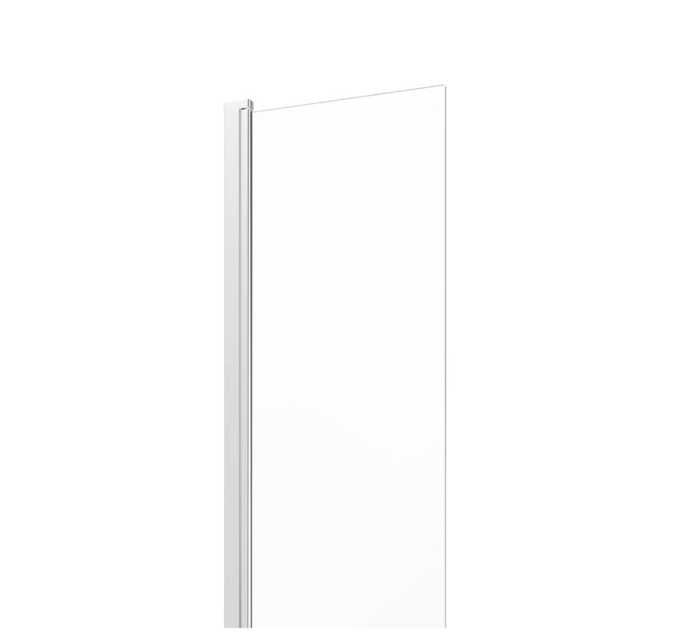 Deflector de painel de duche 40x200 cm cromado Remix Transparente