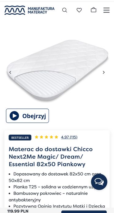 Dostawka z kołyską Lionelo Leonie Plus