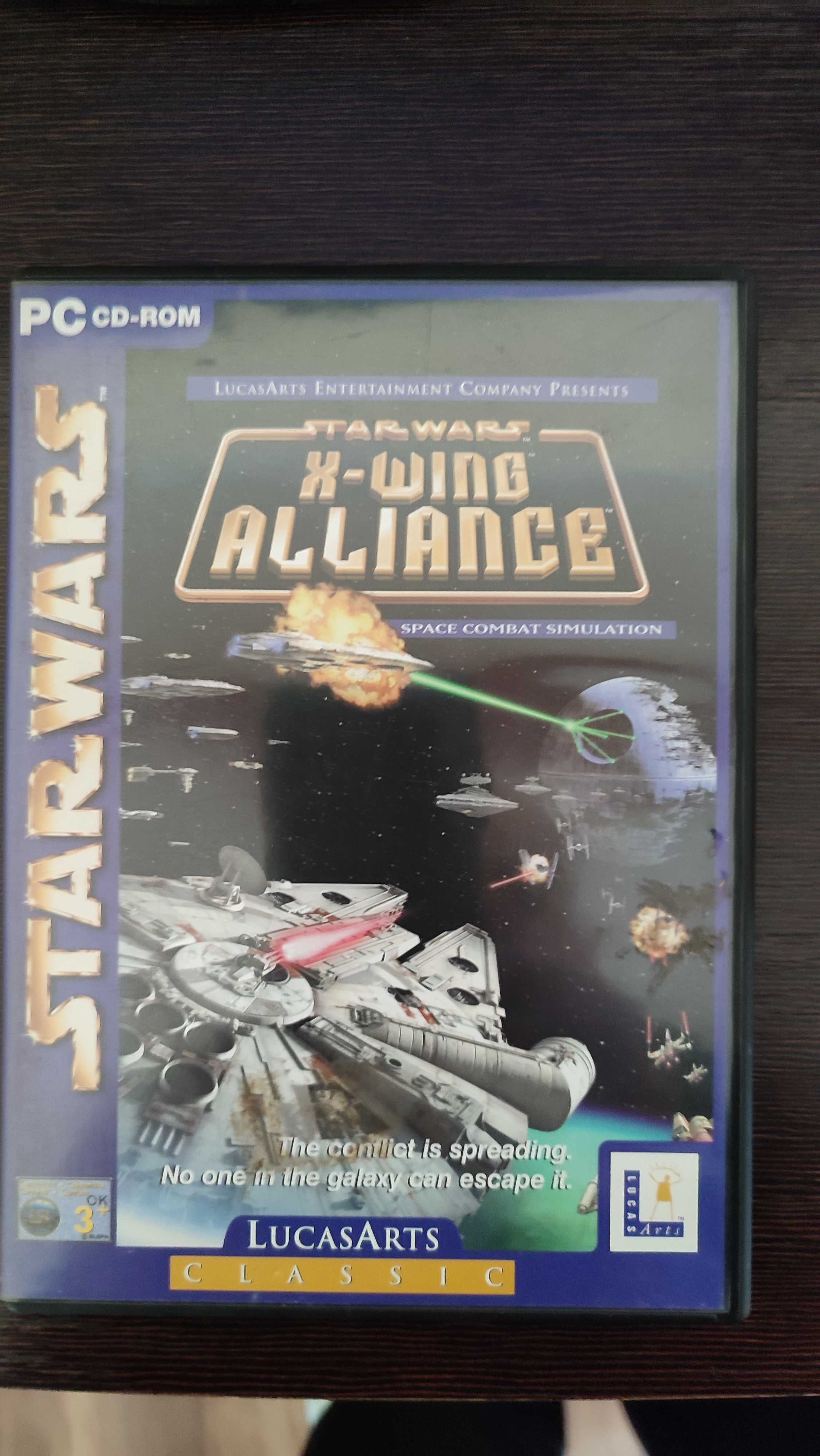 Klasyka gier PC - Star Wars X-Wing Aliance BOX