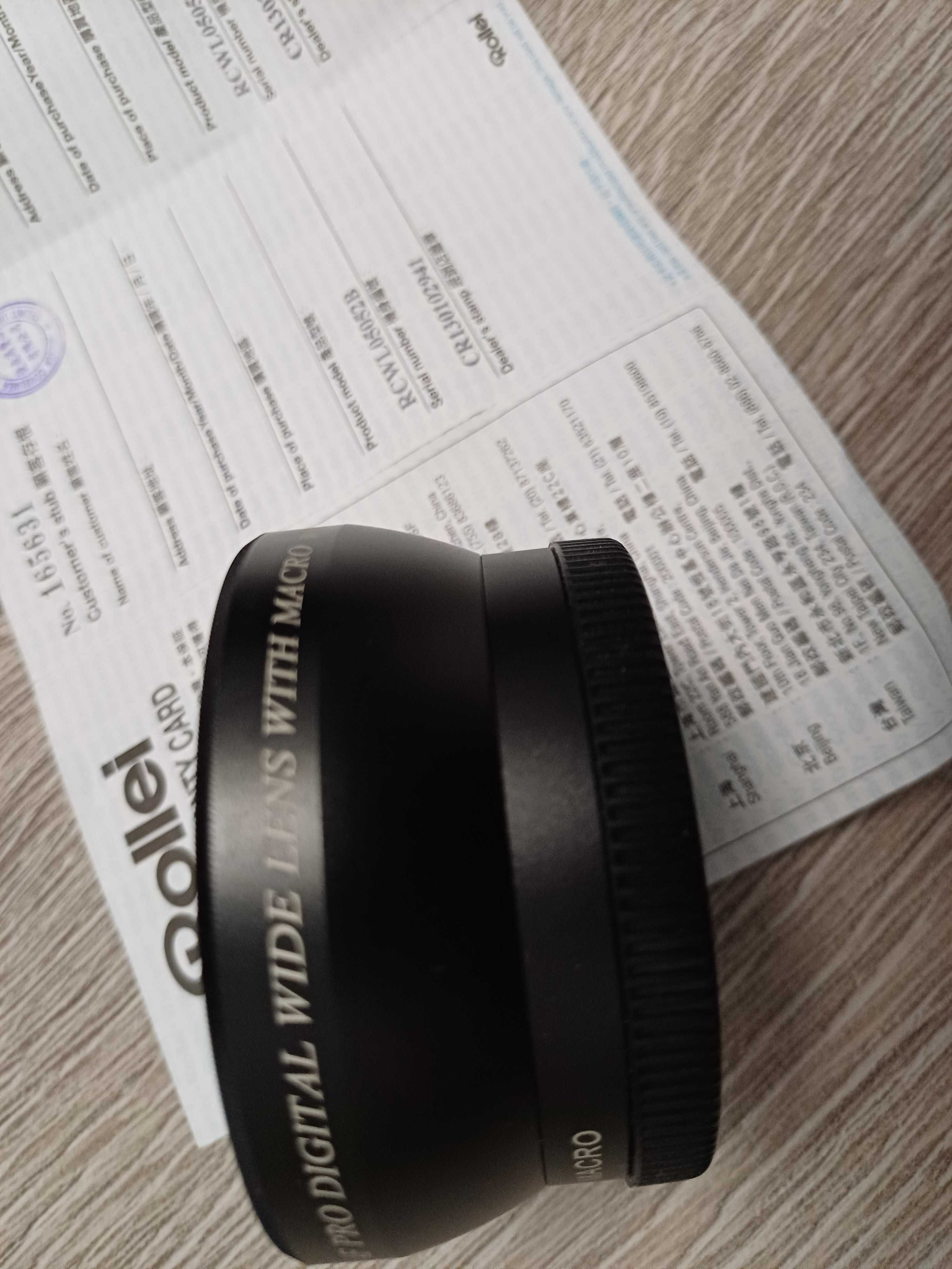 Объектив Fujiyama 0.45X Wide Lens с макрообъективом, 52-мм