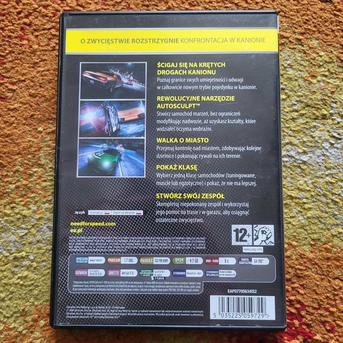 Need For Speed Carbon PC PL Polskie Wydanie, Skup/Sprzedaż