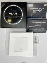 Вимикач MOES Star Ring (1 клавіша, білий) Zigbee 3.0