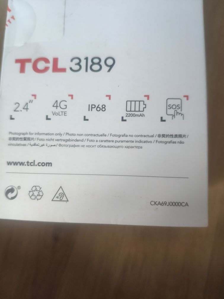 Tcl 3189d szary nowy