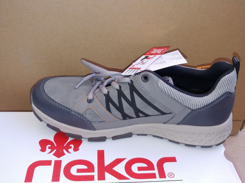 Nowe buty sneakersy Rieker szare, skóra r. 42  Idealne do pracy