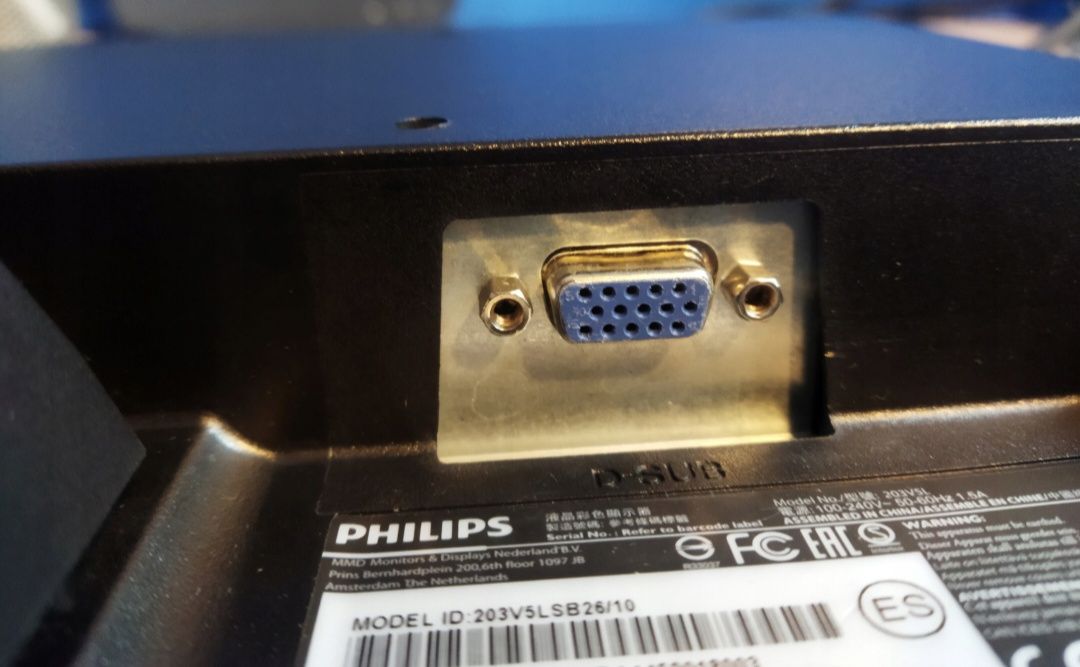 Monitor Philips LED 20 cali + kabel