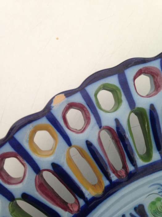 Prato em cerâmica de Alcobaça