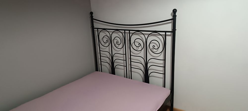 Łóżko 140 x 200 METALOWA RAMA