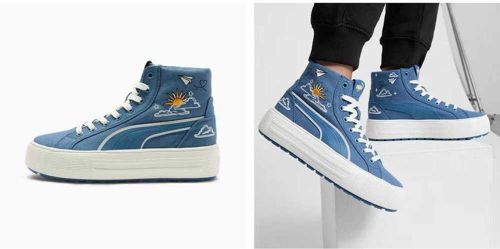 Нові жіночі хайтопи Puma Kaia 2.0 Novelty Mid Top Sneakers розмір 9 US