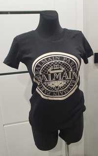 T-shirt Balmain czarny