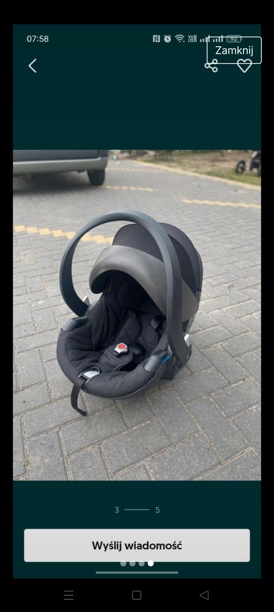 Wózek stokke 3w1