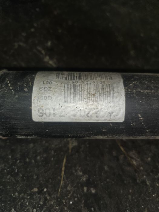 Wał napędowy mercedes GLK 3.0 CDI 4matic  350 CDI