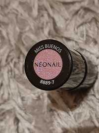 Nowy brokatowy lakier hybrydowy neonail miss buenos 8889-7 manicure